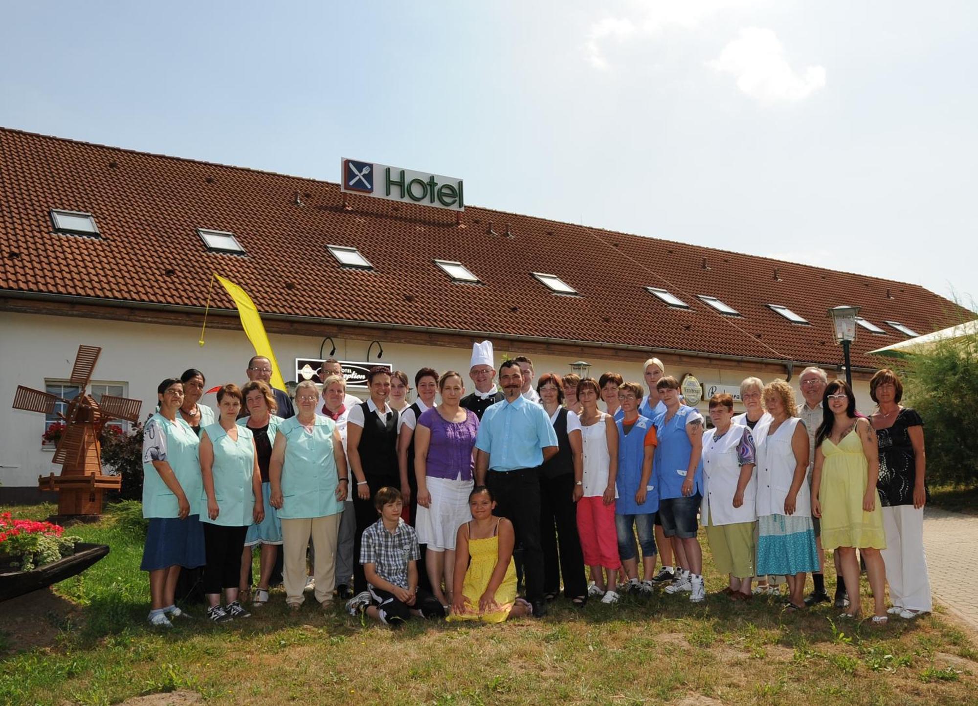 Hotel-Pension Am Muehlberg Lübbenau Esterno foto